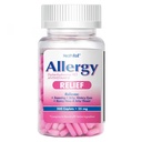 HealthA2Z® Allergy Relief ← Diphenhydramine HCL 25mg ¦ Antihistamine ← Alivio de Itchy Throat, Sneezing, Runny Noses ANTE Indoor &amp; Outdoors Allergies (200 Caplets (Pack of 1))