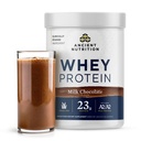 Proteínas antiguas de nutrición Fed Whey Protein, Chocolate de leche, Proteína de 23g, 20 Serviciones, Péptidos de colágeno hidrolizado, Proteína orgánica A2/A2 de leche