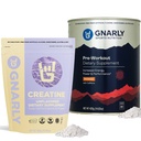 Gnarly Nutrición Cretina Polvo, Desflavorado (16.05oz) Mango de Preworkout (14.82oz)