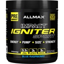 ALLMAX IGNITER Sport, Blue Raspberry - 330 g - Pre-Workout Formula - con Caffeine, L-Citrulline, L-Arginine, Creatine & Beta Alanine - Hasta 50 Servings
