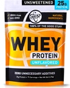 TGS Nutrition 100 Whey Protein Powder Unflavored, Unsweetened - Clean, No Artificial Ingredients for Men &amp; Women - 5lb Bulk, Soy Gluten Gratis, Keto, Low Carb - Post Workout Muscle Recovery