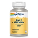 SOLARAY Bio Vitamin E with Selenium - Vitamin E and Selenium Supplement, Skin & Heart Health Support for Men & Women, 268 mg Per Serving, D Alpha Tocopherol - 60 Ct Softgels