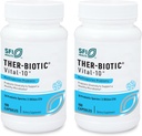 Klaire Labs SFI Health Vital-10 Probiotic - Immune " Digestive Support Supplement 5 Billion CFU 10 Especies with Lactobacillus, Bifidobacterium " Streptococcus, Dairy-Free (100 cápsulas, 2 Pack)