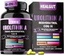 Liposomal Urolithin A Plus Capsules-1200mg, Sostened Skin Cellular Health & Anti-Aging, Organic Plant Extract Supplements for Women &amp; Men,180 Capsules- 60 Serving