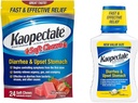 Kaopectate Anti-Diarrheal Soft Chews 24 Conde y activo Stomach Relief Liquid 11 Fl Oz