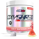 EHP Labs OxyShred Pre Workout Powder - Preworkout Powder con L Glutamine &amp; Acetyl L Carnitine, Energy Boost Drink - Juicy Watermelon, 60 Servings