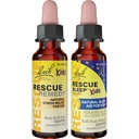 Kids Day &amp; Night Bundle, Bach RESCUE Remedy Kids Dropper [y] RESCUE Sleep Kids Dropper- 2-Pk, Stress Relief & Sleep Support with Natural Flower Essences, Homeopathic, Non-Alcohol Formula, 10mL Ea