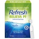 Refresh Relieva PF Lubricant Eye Drops for Dry Eyes, Preservative-Free, 0.01 Fl Oz Single-Use Containers, 30 Count