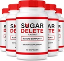 NutraRize (5 Pack) Sugar elimina cápsulas, soporte oficial Fórmula de salud general, azúcar elimina pastillas para mantener niveles estables saludables, Premium SugarDelete Pastillas Revisión (300 cápsulas)
