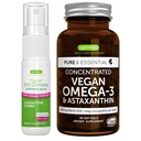 Vegan Omega-3 Algae Oil + Super B12-Complex 5000mcg Vegan Bundle, alta concentración DHA &amp; EPA + alta tensión B12 Cherry Flavor Sublingual Spray, por Igennus