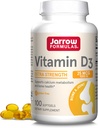 Fórmulas Jarrow Vitamina D3 25 mcg, Suplemento dietético, Bono y Conjunto, Apoyo a la Salud Inmune y el Metabolismo Calcio, 100 Softgels, 100 Day Supply