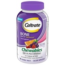 Caltrato Chewables 600 +D3 Plus Minerales Calcio y Vitamina D, Libre de Azúcar, Cereza, Naranja y Fruta Punch, 90 Conde