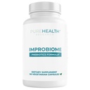 PUREHEALTH Research Improbiome - Prebiotic Fiber - Natural Support for Healthy Gut Prebiotics - Digestive Nutritional Supplements - with Jerusalem Artichoke, Apple Pectin & More - 90 Capsules