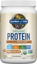 Jardín de la vida Pólvora de proteína vegana - Caramel Mocha Latte - 20g Proteína vegetal, BCAAs, Probióticos & Enzimas digestivas - Gluten-Free, No GMO