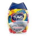 TUMS Chewy Bites Tablas de ácido picante con gas Alivio, Lemon &amp; Strawberry - 54 Cuenta