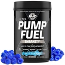 PMD Sports Pump Fuel Ultra Insanity - Premium Pre Workout Powder &amp; Muscle Pump, Greater Focus, Endurance & Recovery, Premium Creatine, Arginine & Beta Alanine - Arctic Blue Blast (30 Servings)
