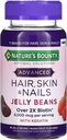 La belleza de la naturaleza pelo avanzado, la piel y las uñas frijoles 80ct, 1 ea