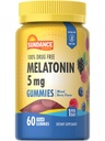 Sundance Melatonin Gummies 5mg tención 60 Conde ← Mixed Berry Flavor Silencio Vegan, No GMO &amp; Gluten Suplemento gratuito para adultos