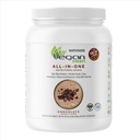 Polvo de proteína vegetal Vegansmart de Naturade, Afeitado Nutricional Todo en Uno - Chocolate (30 Servimientos)