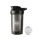 Unicornio Co X Cubierta Atletismo 2024 Shaker for Protein, Pre Workout, 16oz (Black)