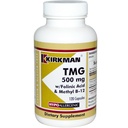 TMG (Trimethylglycine) 500 mg w/Folinic Acid & B12 cápsulas - Hypo 120 cápsulas