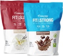 Evolution Advance Nutrition Grass Fed 100% Whey Protein Powder + Fit &amp; Slim with Glucomannan, Inulin Fiber – High Fiber, High Protein, Pure, Keto Aprobado, Non GMO, Stevia Sweetened – 2 Pack