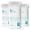 Fórmulas nativas Biome V3 Probiótico, Prebiótico, & Suplementos Fulvic Minerals - 35 Billion CFU - 6 Strains - 180 Vegan Capsules - Mujeres &amp; Hombres - FODMAP Friendly Supports Digestive, Immune & Gut Health