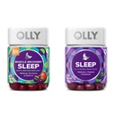 OLLY Muscle Recovery Sleep Gummies with Melatonin, Tart Cherry, Vitamina D, 40 Cuenta Sleep Gummy con Melatonina, L-Theanine, Chamomile, 50 Cuenta