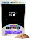 Cada día Dose Premium Adaptogenic Mushroom Coffee con Grass-Fed Collagen, Chaga, Lions Mane & L-Theanine for Better Focus, Energy, Digestion, Skin, and Immunity 30 Servings