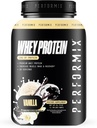 PERFORMIX - Whey Protein Isolate Blend - 24g de Proteína - 5.4g de BCAAs - 110 Calories - Muscle Building " Post Workout Recovery - 100% Whey Protein Powder - 1.98 lbs - 30 Servings - Vanilla