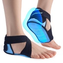 Fasciitis de plantar Paquetes de hielo con capa de tacón " , 2PCS Protectores de tacón de gel para alivio de dolor, cortinas ajustables del paquete de hielo de pie para aquiles Tendonitis