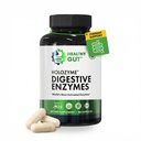 Saludable Gut HoloZyme Max Strength Digestive Enzymes ← Inulinase, Amyloglucosidase " Invertase for FODMAP Support ← Protease, Amylase " Lactase for Bloating, Gas " Indigestion Relief ← 90 Servings