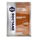 GU Energy Roctane Ultra Endurance Protein Recovery Drink Mix, Gluten-Free y Kosher Dairy, Recovery Support After Any Workout, 10 Single-Serving Packets, Chocolate Smoothie