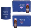 Collagen Peptides Powder & Liquid Collagen Elixir Shots for Women &amp; Hombre - Tipo I & III Premium Grass-fed Bovine & Marine Collagen - Promueve el crecimiento del cabello, la piel, el clavo, el hueso " Joint Health (50 Servings)